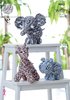 King Cole 9062 Knitting Pattern Toy Giraffe, Hippo & Elephant to knit Yummy