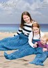 Wendy 6022 Knitting Pattern Adult, Child and Baby Mermaid Tails in Serenity Super Chunky