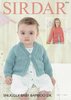 Sirdar 4733 Knitting Pattern Baby & Girls Round Neck & V Neck Cardigans in Snuggly Baby Bamboo DK