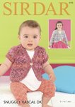 Sirdar 4775 Knitting Pattern Baby & Girls Bolero Cardigans in Sirdar Snuggly Rascal DK