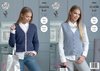 King Cole 4866 Knitting Pattern Womens Cardigan and Waistcoat in King Cole Baby Alpaca DK
