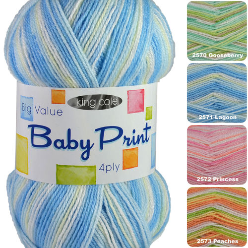 King Cole Big Value Baby 4ply Print