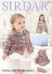Sirdar 4793 Knitting Pattern Baby Girls Coat and Blanket in Sirdar Snuggly Baby Crofter Chunky