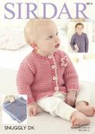 Sirdar 4814 Knitting Pattern Baby Childrens Cardigans and Blanket in Sirdar Snuggly DK