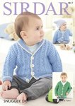 Sirdar 4817 Knitting Pattern Baby Childrens Cardigans in Sirdar Snuggly DK
