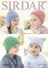 Sirdar 4818 Knitting Pattern Baby Childrens Hats in Sirdar Snuggly DK