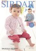 Sirdar 4854 Knitting Pattern Baby Easy Knit Cardigans in Sirdar Snuggly Squishy