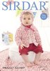 Sirdar 4851 Knitting Pattern Baby Jacket Bonnet and Blanket in Sirdar Snuggly Squishy