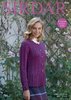 Sirdar 8046 Knitting Pattern Womens Round Neck Cable Cardigan in Sirdar No. 1 DK