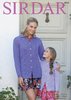 Sirdar 8045 Knitting Pattern Womens Girls Collared and Hooded Jackets in Sirdar No. 1 DK