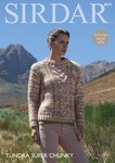 Sirdar 8075 Knitting Pattern Womens Sweater in Sirdar Tundra Super Chunky