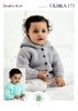UKHKA 173 Knitting Pattern Baby Round Neck and Hooded Cardigans in DK