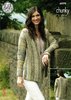 King Cole 4979 Knitting Pattern Womens Cardigan and Sweater in King Cole Cotswold Chunky
