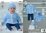 King Cole 4843 Knitting Pattern Baby Easy Knit Raglan Jackets and Hat in Big Value Baby Soft Chunky