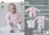 King Cole 4844 Knitting Pattern Baby Coat and Cardigans in King Cole Big Value Baby Soft Chunky