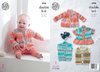 King Cole 4998 Knitting Pattern Baby Jackets and Gilets in Drifter For Baby DK & Cottonsoft DK