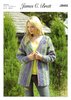 James C Brett JB462 Knitting Pattern Womens Jacket in James C Brett Marble Chunky