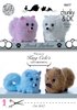 King Cole 9077 Knitting Pattern Pomeranian Dog Toys in Tinsel Chunky and Dollymix DK