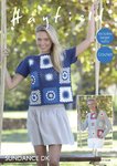 Sirdar 8145 Crochet Pattern Womens Long and Short Sleeve Tops in Hayfield Sundance DK