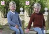 King Cole 5324 Knitting Pattern Childrens Easy Knit Raglan Sweaters in King Cole Big Value Chunky