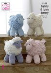 King Cole 9108 Knitting Pattern Childrens Toy Sheep in King Cole Funny Yummy and Yummy