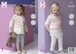 King Cole 5211 Knitting Pattern Childrens Easy Knit Sweater and Cardigan in Comfort Cheeky Chunky
