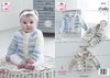 King Cole 5212 Knitting Pattern Baby Hooded Cardigans and Waistcoat in Comfort Cheeky Chunky