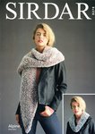 Sirdar 8278 Knitting Pattern Womens Stole and Tippet in Sirdar Alpine