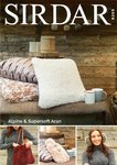 Sirdar 8205 Knitting Pattern Cushion, Bag, Ear Muffs, Hot Water Bottle Cover in Sirdar Alpine