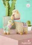Stylecraft 9595 Crochet Pattern Amigurumi Llama and Baby in Stylecraft Batik and Special DK