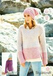 Stylecraft 9592 Knitting Pattern Womens Sweaters in Stylecraft Special XL