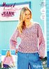 Stylecraft 9617 Knitting Pattern Womens Sweaters in Stylecraft Jeanie and Monet Aran