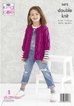 King Cole 5475 Knitting Pattern Childrens Cardigans in King Cole Subtle Drifter DK