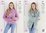 King Cole 5531 Knitting Pattern Womens Jacket and Sweater in King Cole Big Value Big