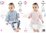 King Cole 5486 Knitting Pattern Baby / Child Raglan Sweater and Cape in King Cole Cotton Top DK