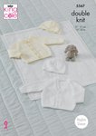King Cole 5567 Knitting Pattern Baby Raglan Cardigans Hat Bonnet and Blanket in Comfort DK