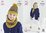 King Cole 5688 Knitting Pattern Girls Cardigan Hat Snood in King Cole Ultra-Soft Chunky