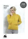 Cygnet CY1315 Knitting Pattern Womens Sloppy Joey Funnel and Round Neck Sweaters in Cygnet Chunky