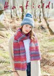 Sirdar 10083 Knitting Pattern Womens Scarf and Bobble Hat in Hayfield Spirit Chunky