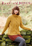 Sirdar 10080 Knitting Pattern Womens Cowl Neck Cabled Sweater in Hayfield Bonus Aran