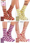 King Cole 5824 Knitting Pattern Childrens and Womens Socks in King Cole Footsie 4 Ply