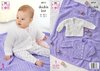 King Cole 6013 Knitting Pattern Baby Cardigans and Blanket in King Cole Comfort Baby DK